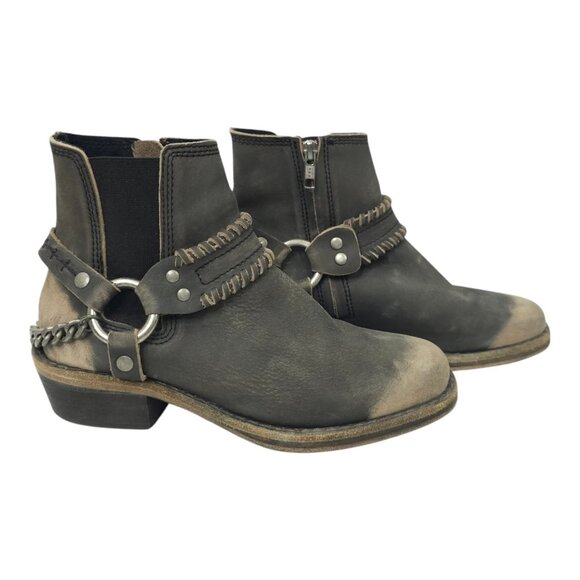Free People Stony Desert Ankle Boot Womens 6.5 Harness Leather Western Booties - Picture 2 of 16